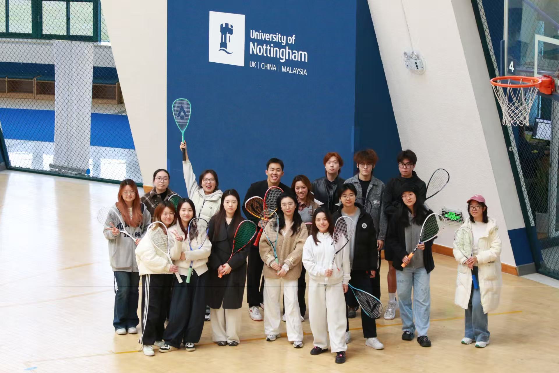 Squash group at University of Nottingham